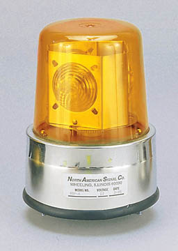 North American Signal LEDO-R LED Grommet Mount Oval Warning Light Red North American Signal Co 